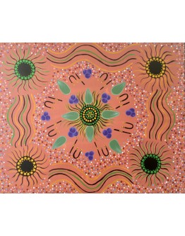 Links by Judy Crosby,, original Aboriginal art, 72 x59cm