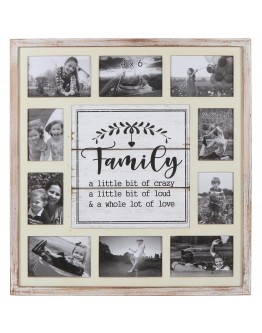 ‘FAMILY’ WALL HANGING PHOTO GALLERY COLLAGE 55X2X59CM