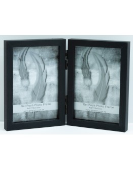 Double Black Premade Frame 6x4 inches