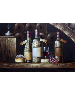 Wine Canvas 90x60cm
